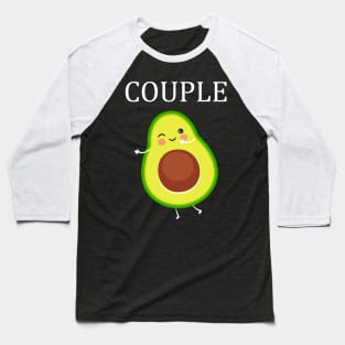 Best Couple Avocado Couple Matching Baseball T-Shirt